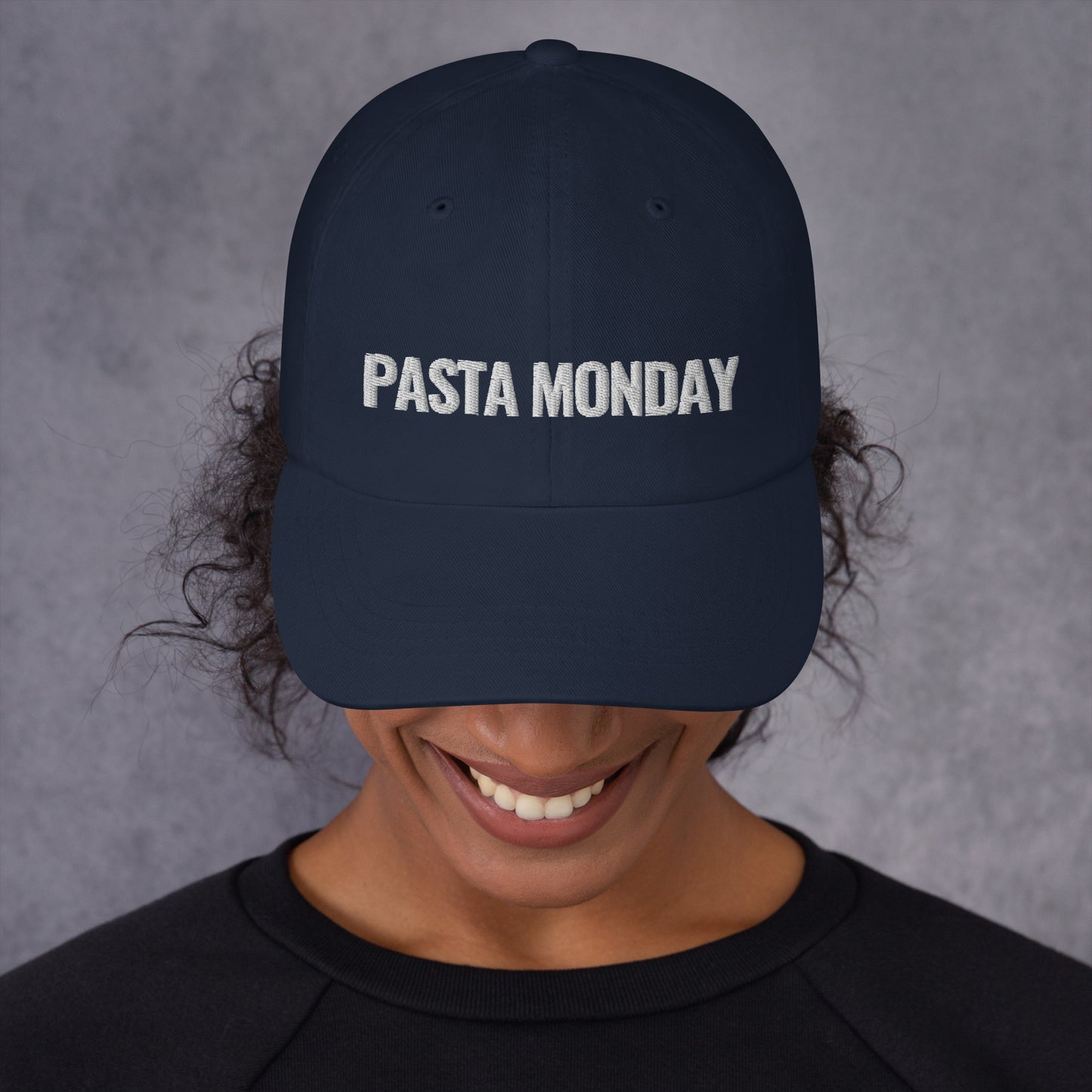 Pasta Monday Dad Hat - Black/Navy/Spruce