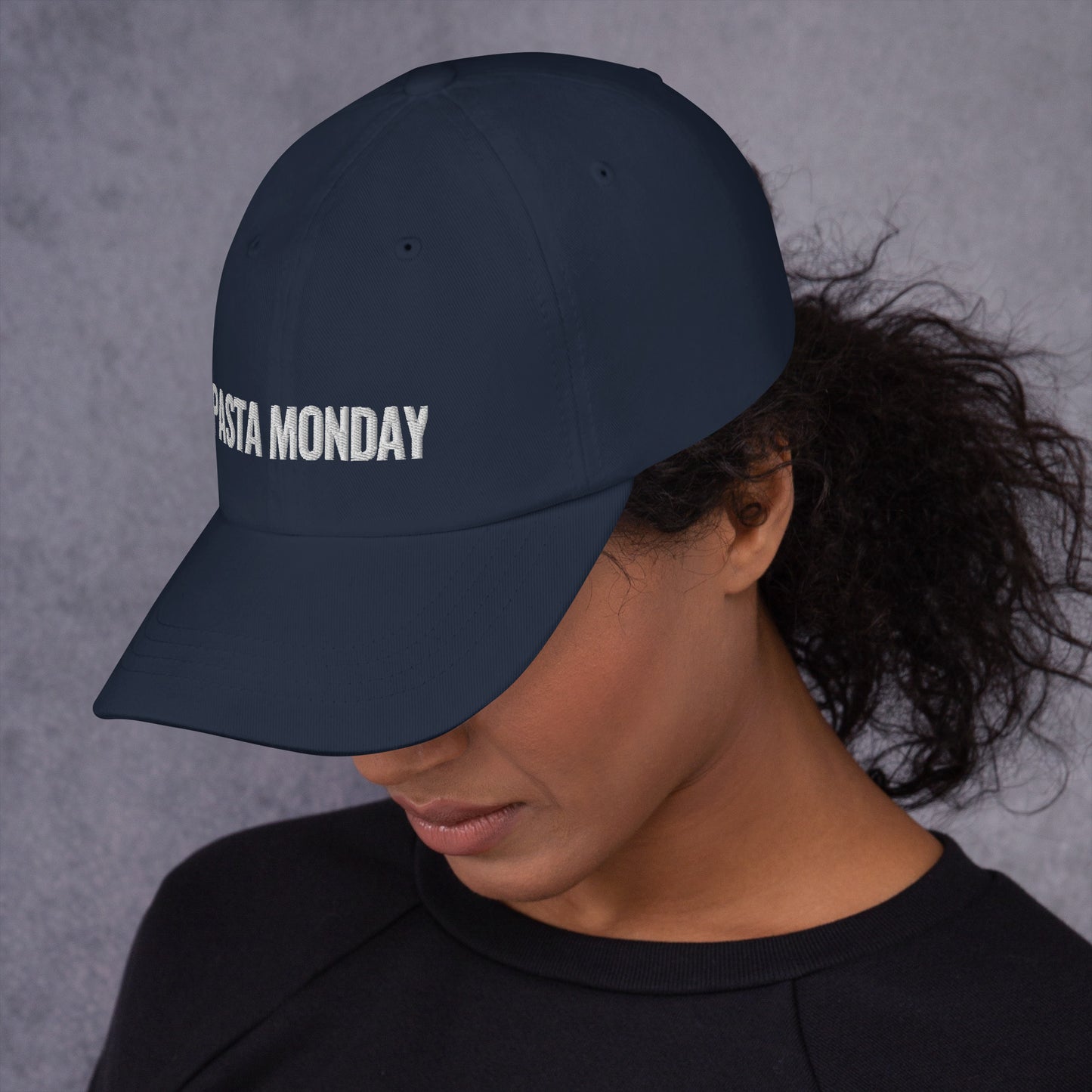 Pasta Monday Dad Hat - Black/Navy/Spruce