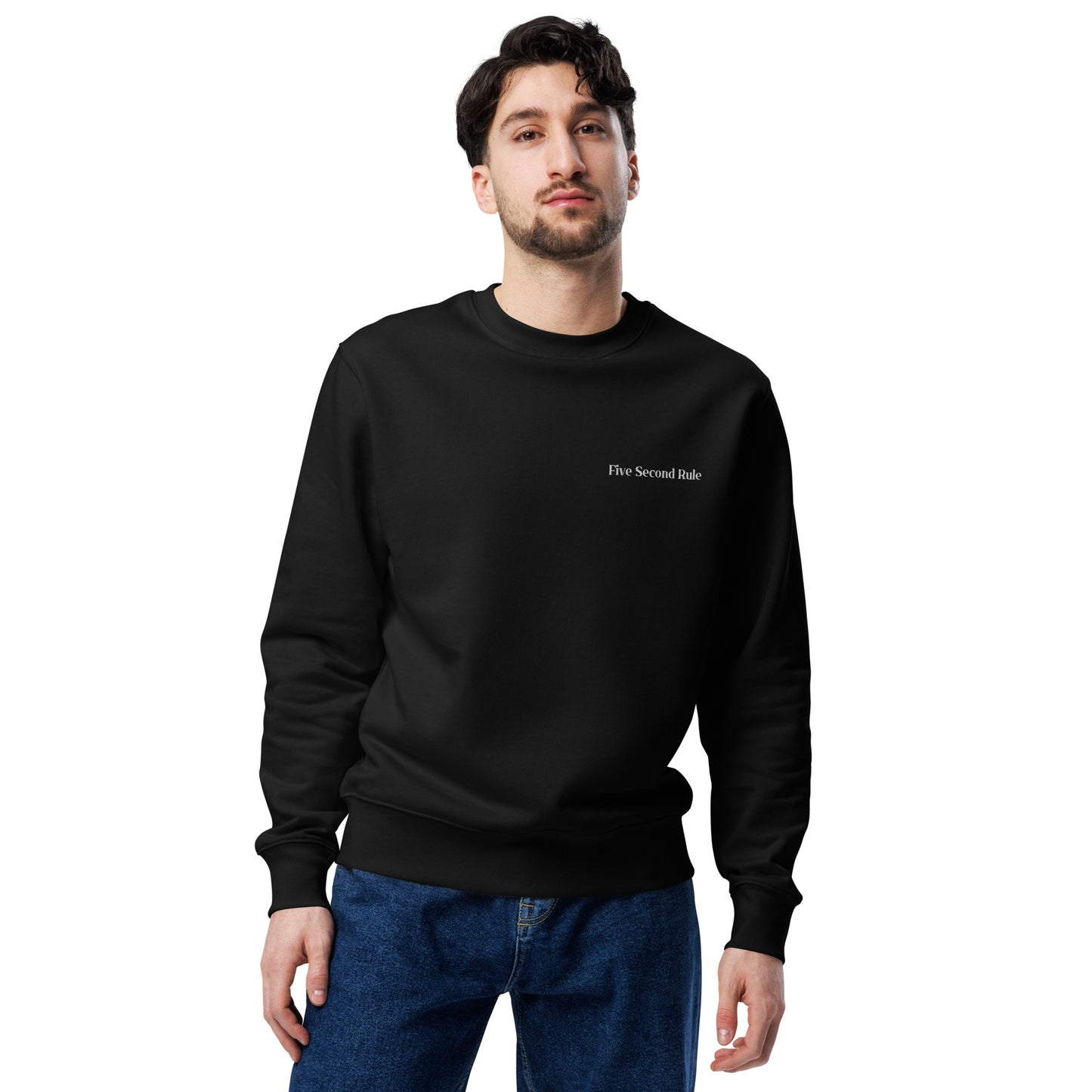 Official Five Second Rule Crewneck Sweatshirt - Black/French Navy