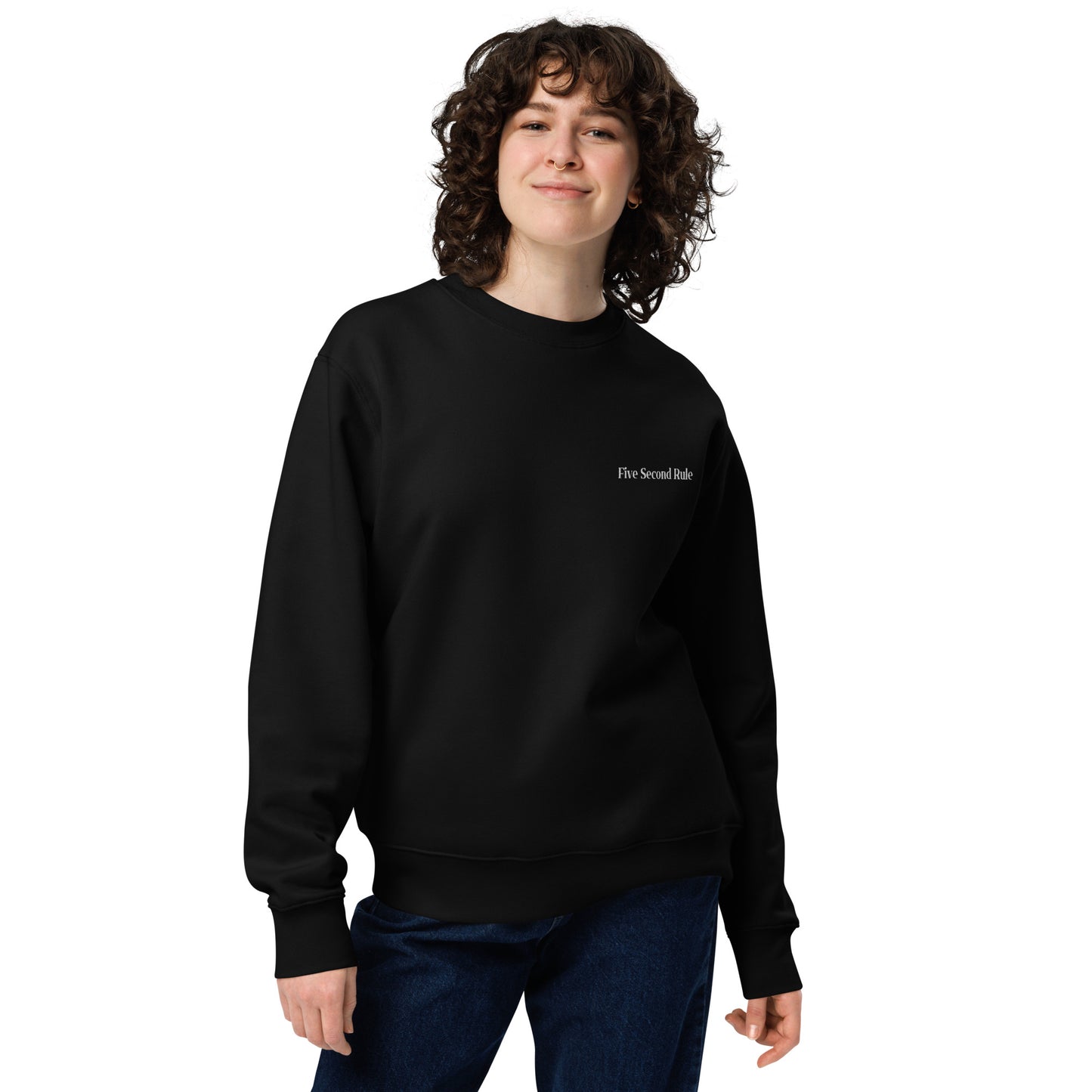 Official Five Second Rule Crewneck Sweatshirt - Black/French Navy