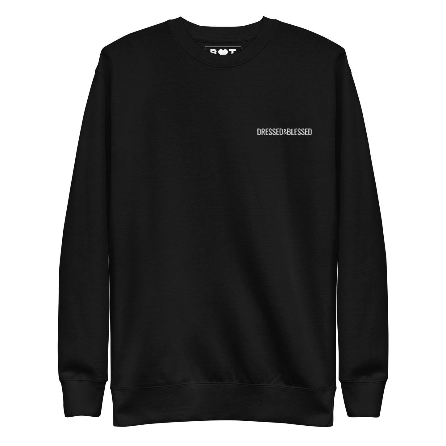 Counting Blessings Crewneck Sweatshirt - Black/Team Royal/Vintage Black