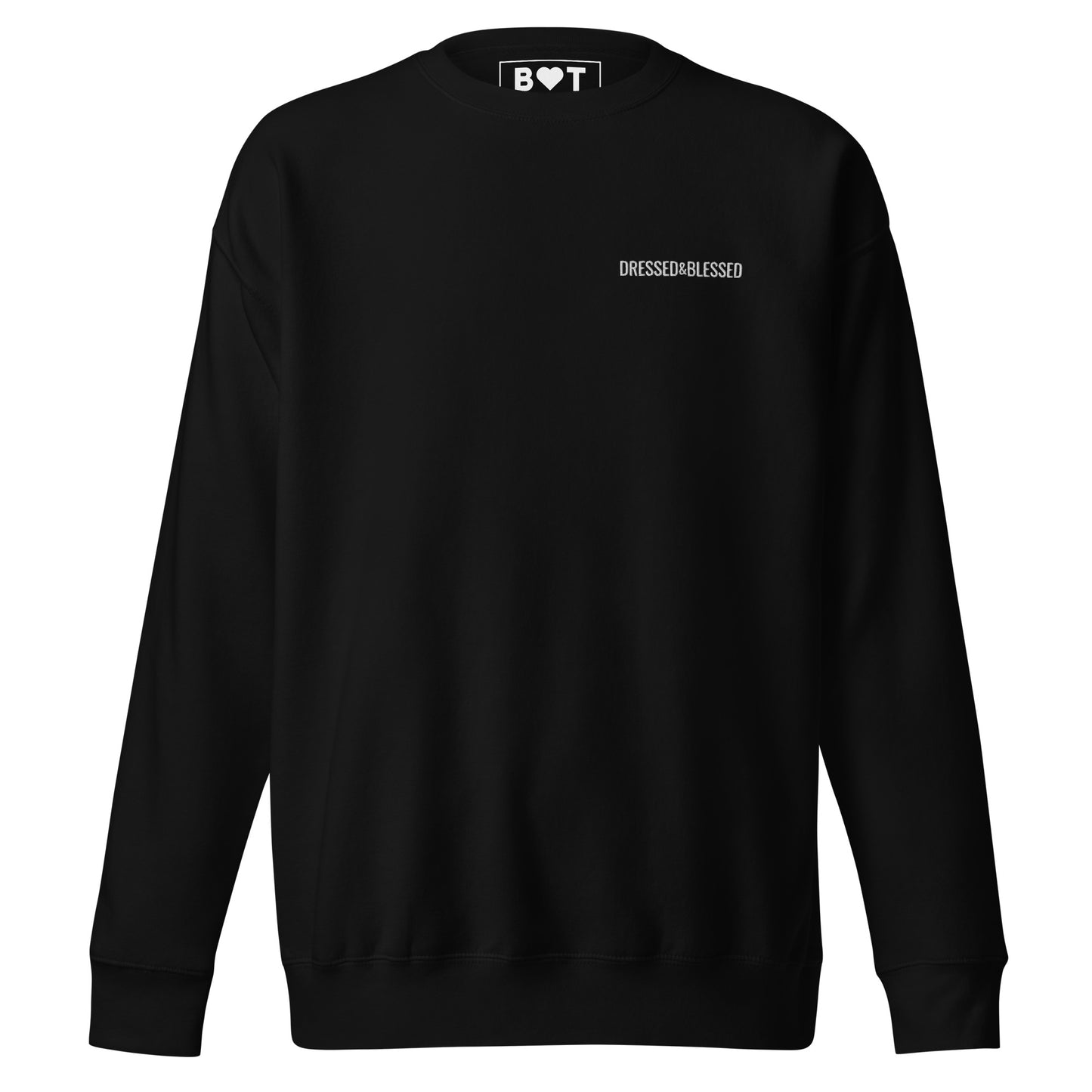 Counting Blessings Crewneck Sweatshirt - Black/Team Royal/Vintage Black