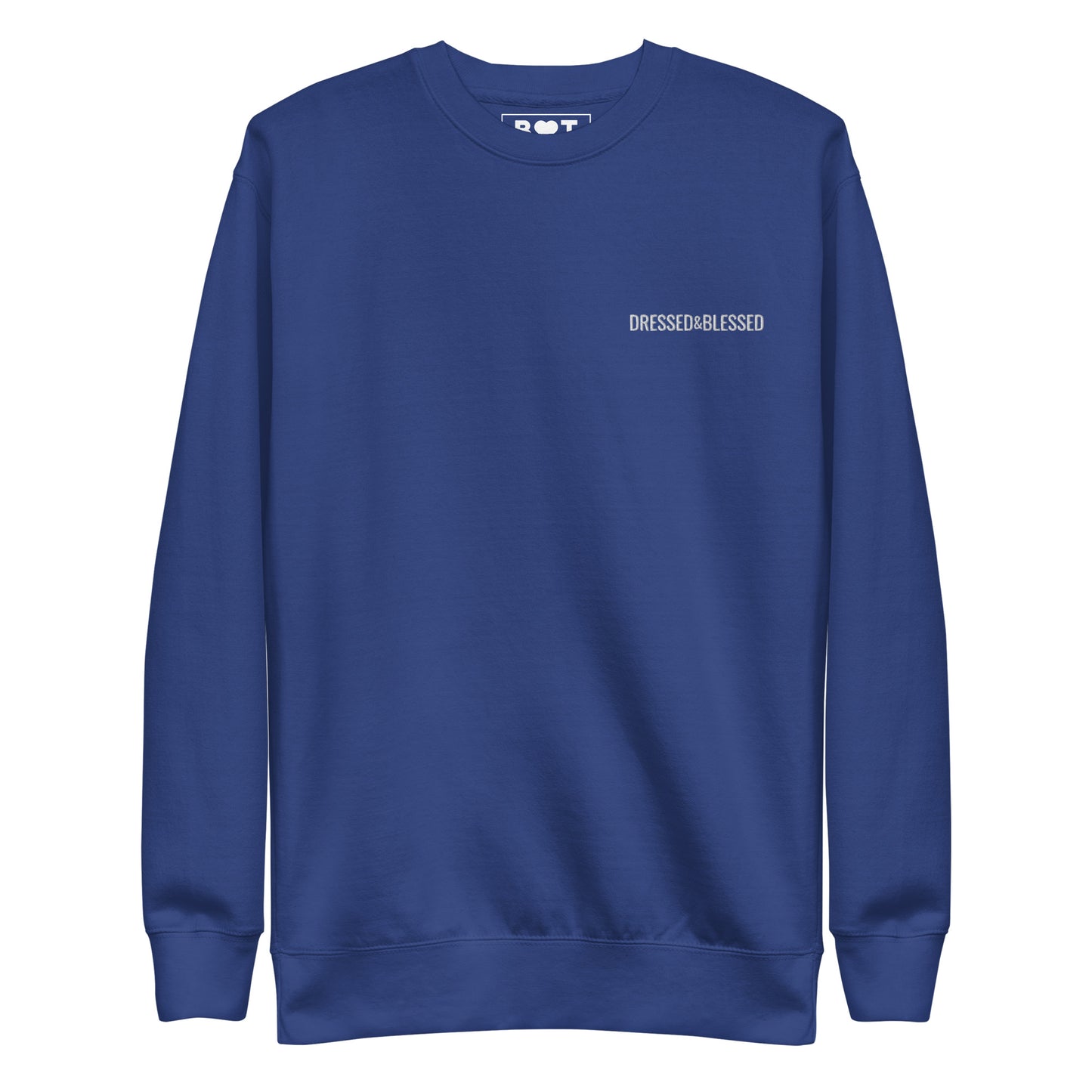 Counting Blessings Crewneck Sweatshirt - Black/Team Royal/Vintage Black