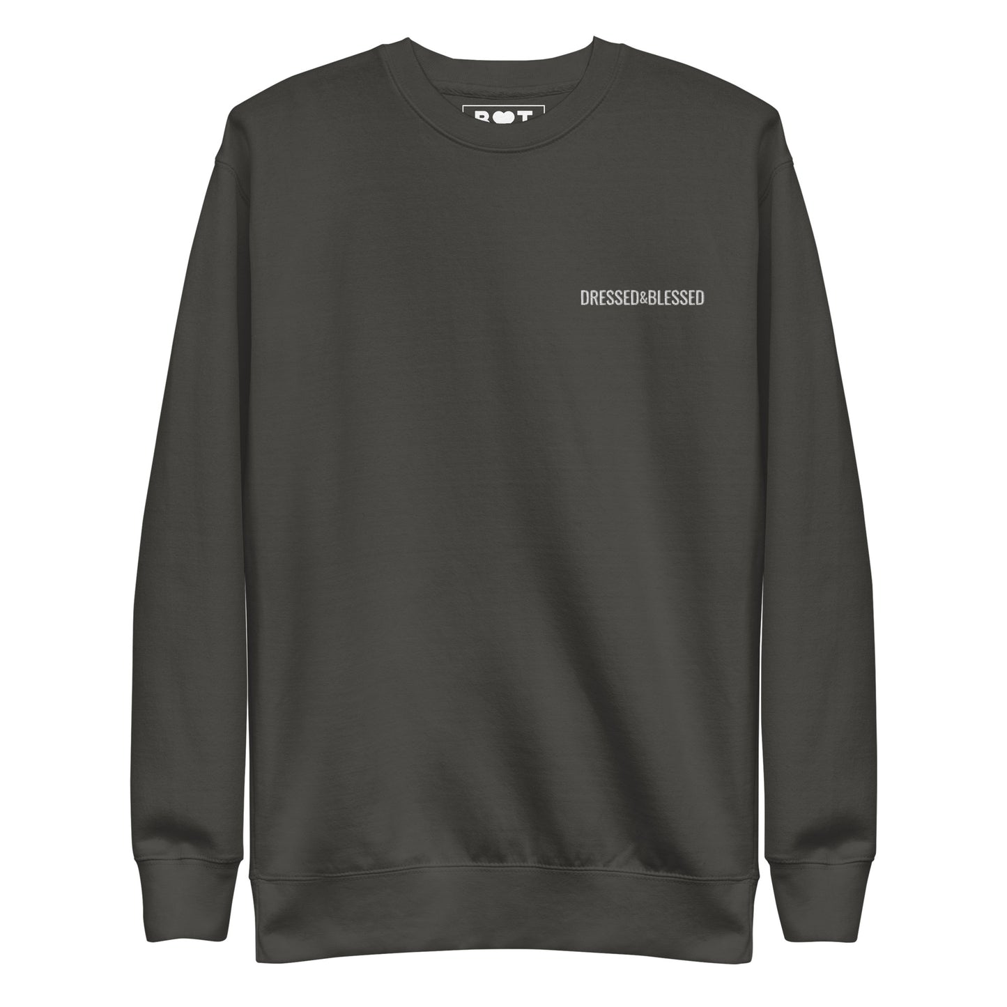 Counting Blessings Crewneck Sweatshirt - Black/Team Royal/Vintage Black